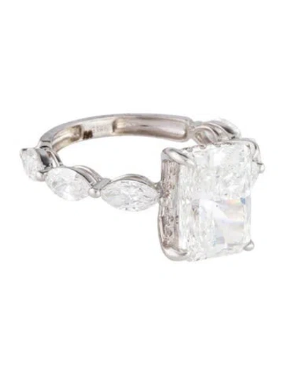 Pre-owned Aamiaa 4.21ct Lab-grown Diamond Engagement Ring In Multi