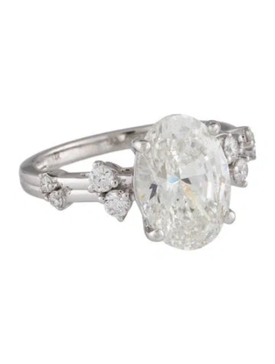 Pre-owned Aamiaa 4.23ct Lab-grown Diamond Engagement Ring In Multi