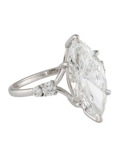 Pre-owned Aamiaa 4.80ct Lab-grown Diamond Engagement Ring In Multi
