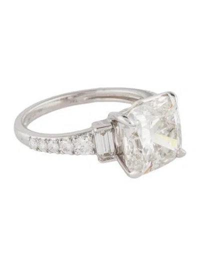 Pre-owned Aamiaa 5.05ct Lab-grown Diamond Engagement Ring In Multi