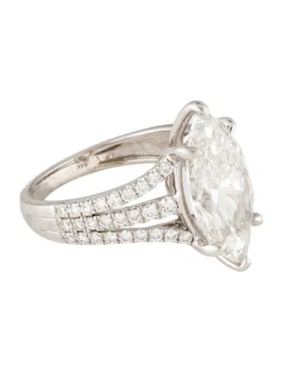 Pre-owned Aamiaa 5.14ct Lab Grown Diamond Engagement Ring In Multi