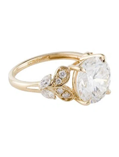 Pre-owned Aamiaa 5.21ct Lab-grown Diamond Engagement Ring In Multi