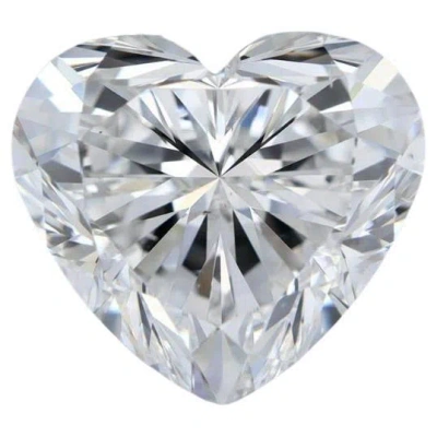 Pre-owned Aamiaa Gia Certified 2.01ct Heart Cut Diamond, F Color, Si1 Clarity In Multi