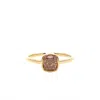 Aamiaa Women's Cushion Shape Lab Grown Diamond Ring In 14k Yellow Gold In Gold