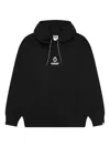 Aape By A Bathing Ape Aape Aapenow Clover Moonface Hoodie In Black