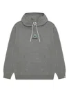 Aape By A Bathing Ape Aape Aapenow Clover Moonface Hoodie In Gray