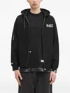 Aape By A Bathing Ape Aape Now-logo Zip-up Hoodie In Black