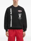 Aape By A Bathing Ape Aape Universe Graphic Sweatshirt In Black