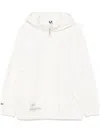 Aape By A Bathing Ape Aapenow Moonface-logo Half-zip Jacket In White