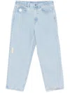 Aape By A Bathing Ape Aapenow Moonface-logo Jeans In Blue