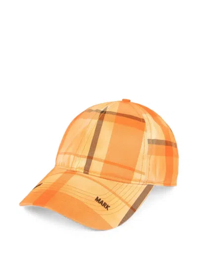 Aape By A Bathing Ape Aapeunvs Checked Baseball Cap In Brown