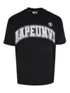 Aape By A Bathing Ape Aapeunvs Moonface T-shirt In Black