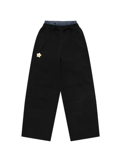 Aape By A Bathing Ape Aapeunvs Star Moonface Track Pants In Black