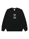 Aape By A Bathing Ape Ape Head-print Crew-neck Sweatshirt In Black
