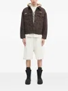 Aape By A Bathing Ape Appliqué-detail Denim Jacket In Brown
