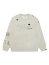 Aape By A Bathing Ape Appliqué-patch Sweatshirt In Neutral