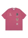 Aape By A Bathing Ape Applique-patch T-shirt In Pink
