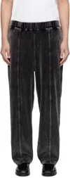 Aape By A Bathing Ape Black Aape Injection Sweatpants In Bkl Light Black