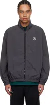 Aape By A Bathing Ape Aapenow Windbreaker Mit Moonface-logo In Bkl Light Black