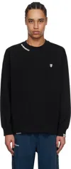 Aape By A Bathing Ape Long-sleeves Logo T-shirt In Bkx Black