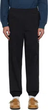 Aape By A Bathing Ape Black 'aape Now' Woven Sweatpants In Bkx Black