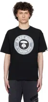 Aape By A Bathing Ape Moonface-print Cotton T-shirt In Bkx Black