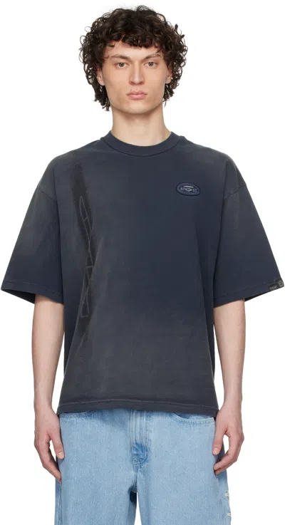 Aape By A Bathing Ape Black Fancy Main T-shirt In Bkl Light Black