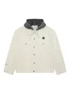 Aape By A Bathing Ape Buttoned-front Hooded Jacket In White