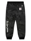 Aape By A Bathing Ape Camo-print Logo Track Pants In Black