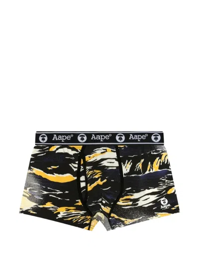 Aape By A Bathing Ape Camo-pattern Boxers In Multi