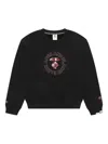 Aape By A Bathing Ape Camouflage-embroidered Sweatshirt In Black