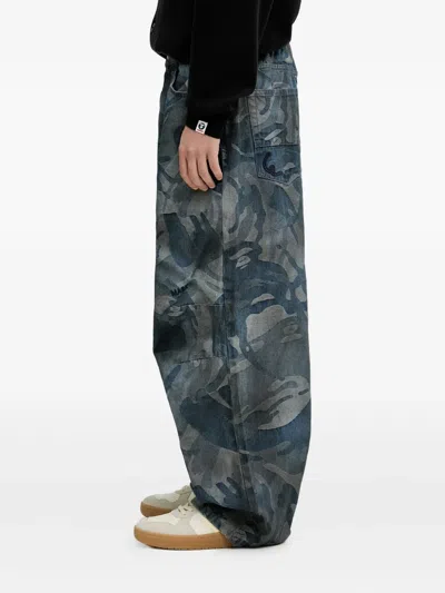 Aape By A Bathing Ape Camouflage-pattern Jeans