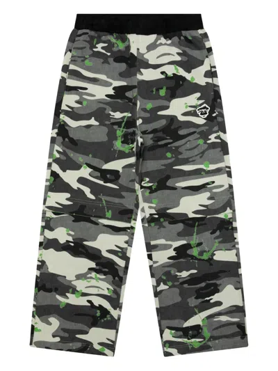 Aape By A Bathing Ape Camouflage-pattern Trousers In Multi