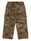 Aape By A Bathing Ape Camouflage-pattern Trousers In Multi