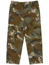 Aape By A Bathing Ape Camouflage-print Trousers In Green