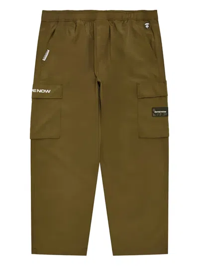 Aape By A Bathing Ape Cargo-pocket Pants In Green