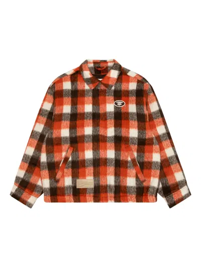 Aape By A Bathing Ape Check Hooded Jacket In Multi