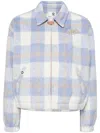 Aape By A Bathing Ape Checked Jacket In 蓝色