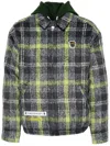Aape By A Bathing Ape Checkered Shirt Jacket In Grey