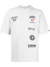 Aape By A Bathing Ape T-shirt Mit College-print In Grau