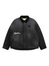 Aape By A Bathing Ape Corduroy-collar Jacket In Black