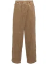 Aape By A Bathing Ape Corduroy Trousers In Braun