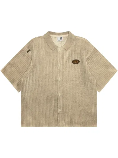 Aape By A Bathing Ape Cotton-blend Shirt In Neutrals