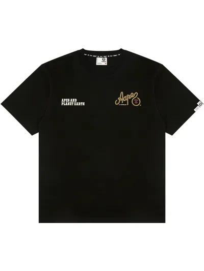 Aape By A Bathing Ape Cotton T-shirt In Black