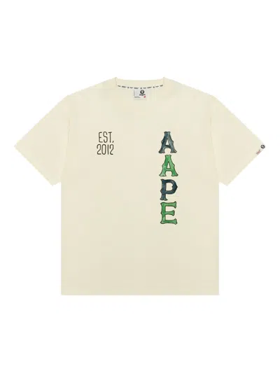 Aape By A Bathing Ape Cotton T-shirt In Neutrals