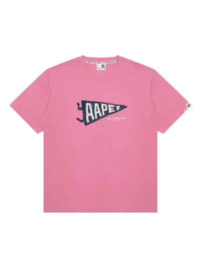 Aape By A Bathing Ape Cotton T-shirt In Pink