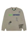 Aape By A Bathing Ape Crew-neck Sweater In Gray