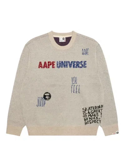 Aape By A Bathing Ape Crew-neck Sweater In Multi