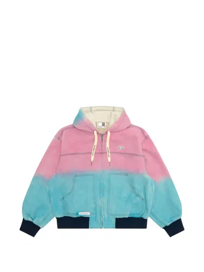 Aape By A Bathing Ape Dip-dye Hooded Jacket In Multi