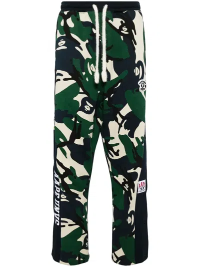 Aape By A Bathing Ape Drawstring Track Pants In Blue